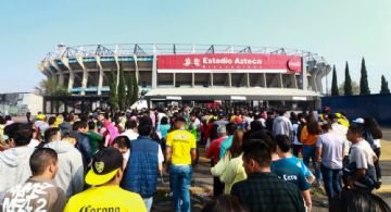 Video | Caos a las afueras del Estadio Azteca por la promoción del América vs Pachuca 