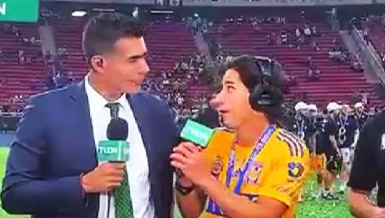 Diego Lainez SE BURLA de Oswaldo Sánchez tras ser campeón del Clausura 2023 con Tigres