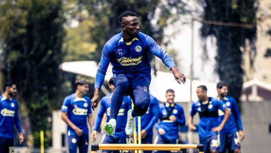 Así fue el primer entrenamiento de Julián Quiñones con las Águilas del América