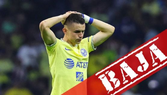 Álvaro Fidalgo será una BAJA SENSIBLE para el Club América contra Atlas