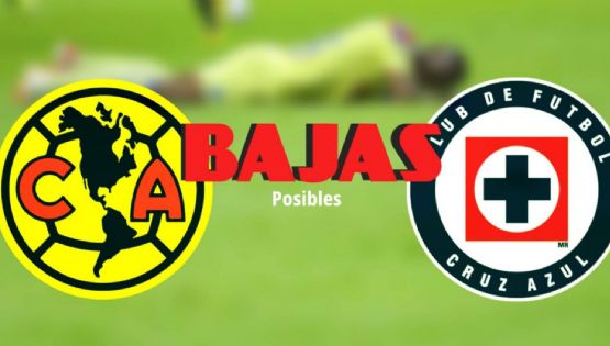 Posibles BAJAS del Club América para enfrentar a Cruz Azul