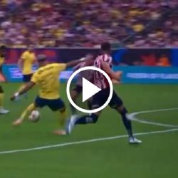 El GOL de Rodrigo Aguirre en el partido amistoso de Chivas vs Club América