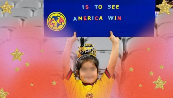 Pequeña fan del Club América Femenil ENTERNECE a la afición por su deseo de cumpleaños