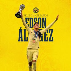 Afición del Club América se ENTREGA a Edson Álvarez por su cumpleaños