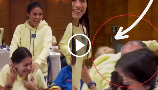 Jugadora del Club América Femenil intenta dar un PASTELAZO pero sufre pequeño accidente