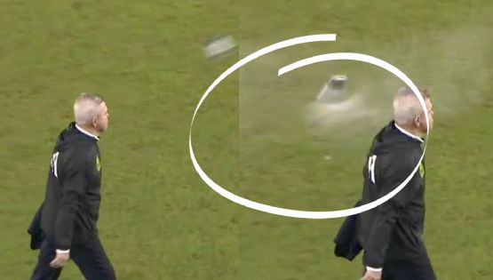 Javier Aguirre recibe LATAZO EN LA CABEZA que lo deja SANGRANDO en el Honduras vs México