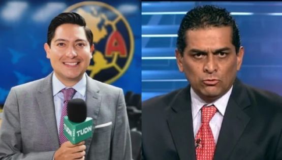 AGARRÓN entre Julio Ibáñez y Felipe Ramos Rizo previo al Club América vs Rayados
