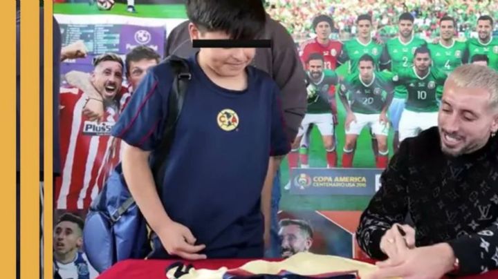 Héctor Herrera LE HACE EL FEO a una playera del Club América