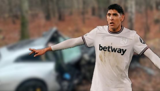Compañero de Edson Álvarez en el West Ham SUFRE ACCIDENTE en automóvil