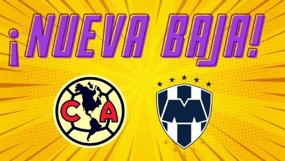 Club América tendría SENSIBLE BAJA DE ÚLTIMA HORA para el partido contra Rayados