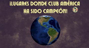 ¿En qué OTROS LUGARES ha salido CAMPEÓN el Club América?