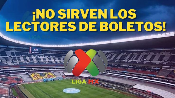 Entran de manera FORZADA al Estadio Azteca porque NO SIRVEN los lectores de BOLETOS