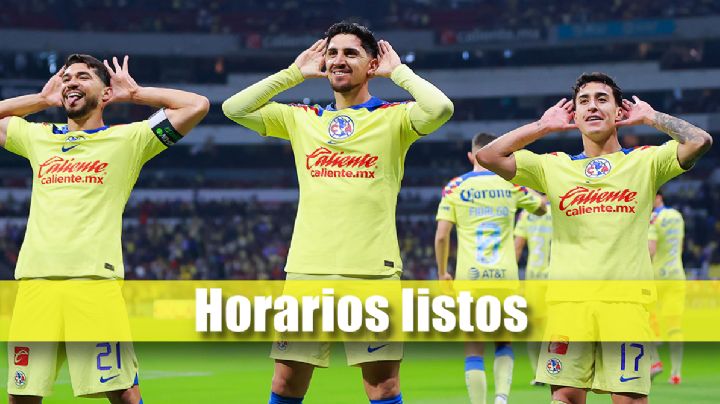 Aún SIN RIVAL pero ya hay HORARIOS para los Cuartos de Final del Club América