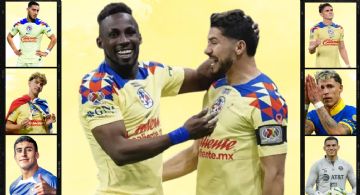 Henry Martín y Julián Quiñones SE RÍEN de sus compañeros jugando Adivina Quién del Club América