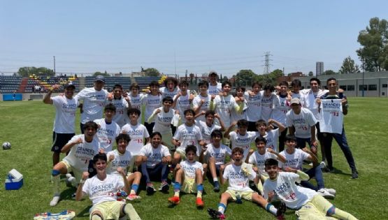 Club América consiguió OTRO BICAMPEONATO contra Cruz Azul en las Fuerzas Básicas