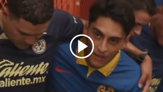 Video: Santiago Naveda INSPIRA a los juveniles del Club América previo al partido vs FC Juárez
