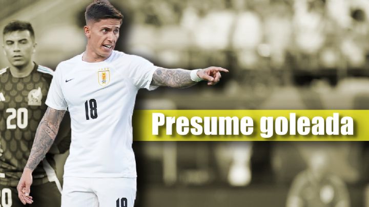 Brian Rodríguez FESTEJA en redes sociales la GOLEADA de Uruguay a la Selección Mexicana