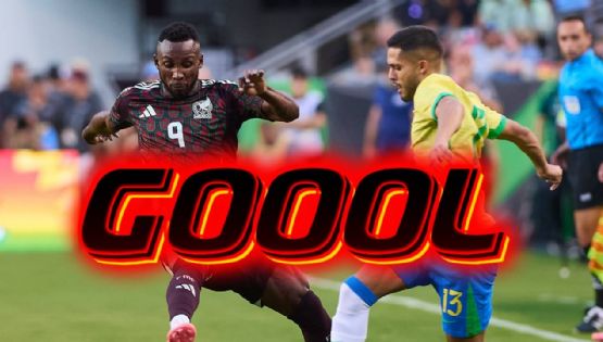 GOL de Julián Quiñones en el México vs Brasil