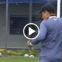 André Jardine SE LUCE con GOLAZO en entrenamiento con el Club América