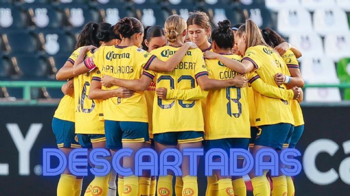Las DESCARTADAS del Club América Femenil para su partido contra FC Juárez por el Apertura 2024