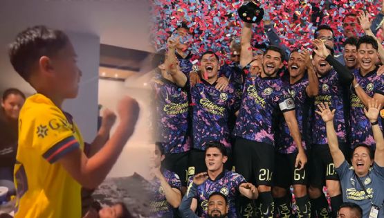 HIJO de Rodrigo Aguirre CONMUEVE con el FESTEJO de su primer TÍTULO con el Club América