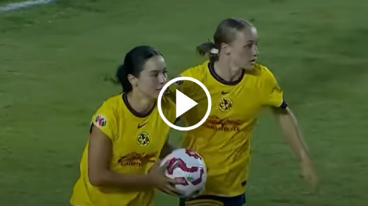 Video: la APLASTANTE VICTORIA 1-8 del Club América Femenil ante Mazatlán en el Apertura 2024