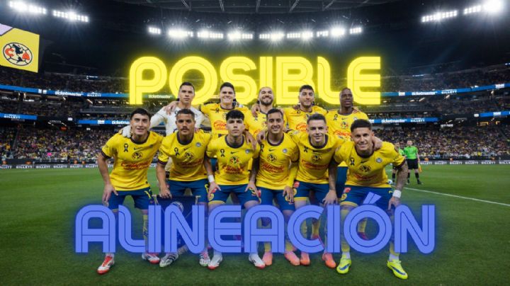 ¿Cuál será la ALINEACIÓN del Club América vs Atlético San Luis por el Clausura 2025?