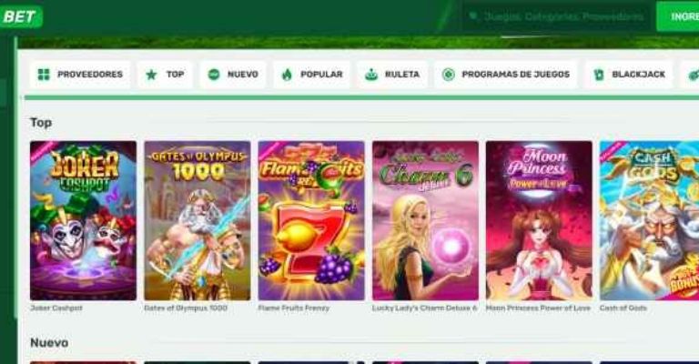 Juegos en Campobet