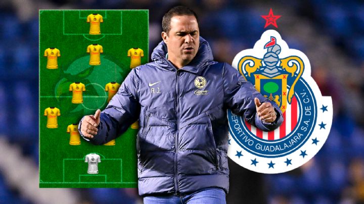 La ALINEACIÓN CONFIRMADA del Club América vs Chivas en la ida de los 8vos de final de la Concachampions 2025: Los 11 titulares de André Jardine