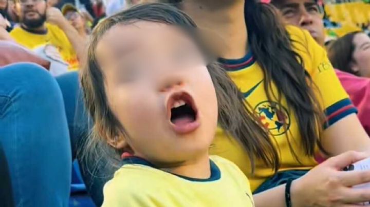 Pequeña aficionada del América Femenil SORPRENDE con la alineación de las jugadoras en el estadio