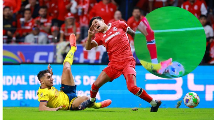 ¡No era PENAL! El ROBO al Club América tras la barrida de Sebastián Cáceres en el América vs Toluca