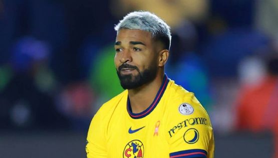Así luce Rodrigo Aguirre tras el golpe que sufrió en el partido ante Atlético de San Luis