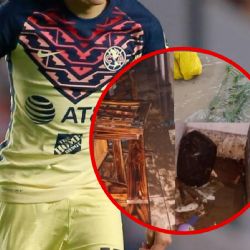 Canterano del Club América PIDE AYUDA luego de que un arroyo DESTRUYERA la casa de sus padres