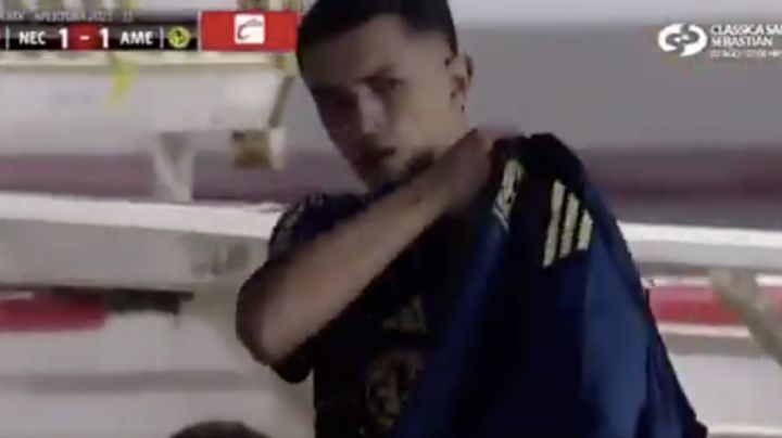 Álvaro Fidalgo demuestra su FRUSTRACIÓN tras el empate del América contra Necaxa