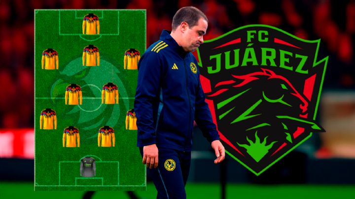 La ALINEACIÓN IMPROVISADA del Club América por todas las Bajas para el debut contra el FC Juárez