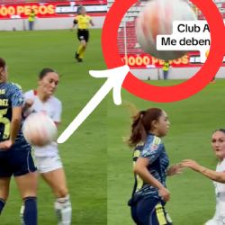 Aficionado se queda sin celular por golpe en el Club América Femenil vs Necaxa