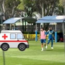 Video: le dio un pisotón a Allan Saint-Maximin en el entrenamiento y por poco lo lesiona