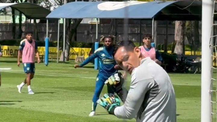 Video: El primer entrenamiento de Allan Saint-Maximin con el América, hasta Cota le tuvo miedo