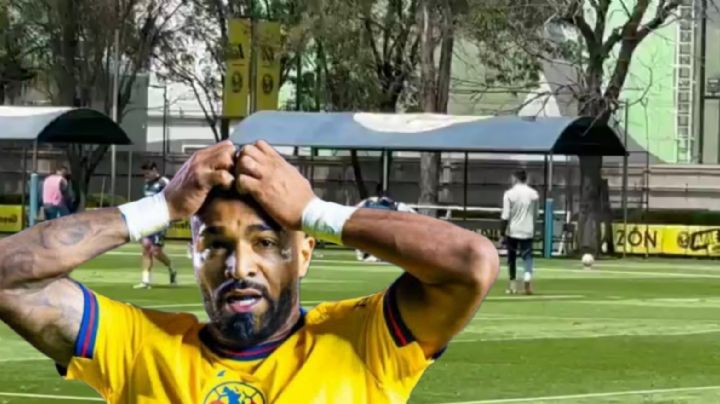 Video: Búfalo Aguirre da codazo a compañero del Club América, tuvieron que atenderlo los médicos